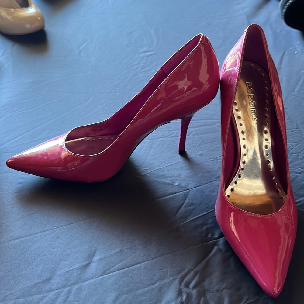 BCBG mauve heel size 7.5 - Picture 1 of 5